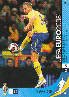 Olof Mellberg Sweden Panini Euro 2008 Card Game #48